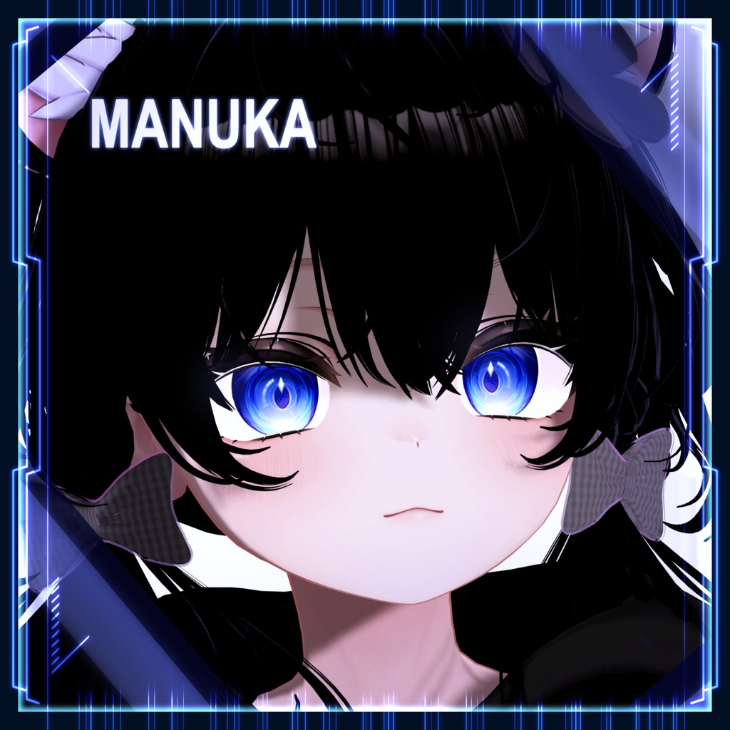 【22アバター対応】Cyber Reticle Eye texture