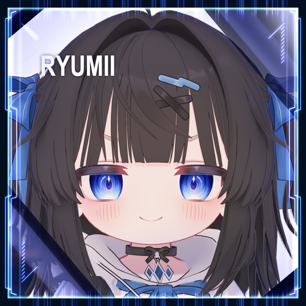 【24アバター対応】Cyber Reticle Eye texture