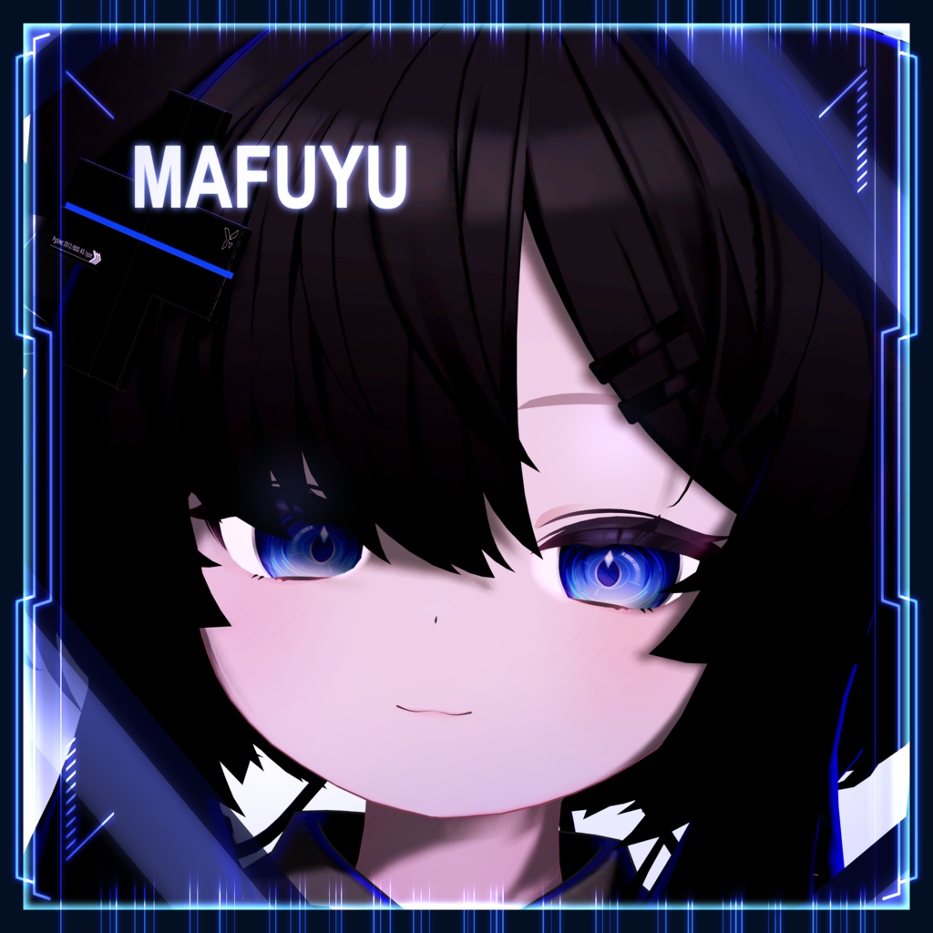 【22アバター対応】Cyber Reticle Eye texture