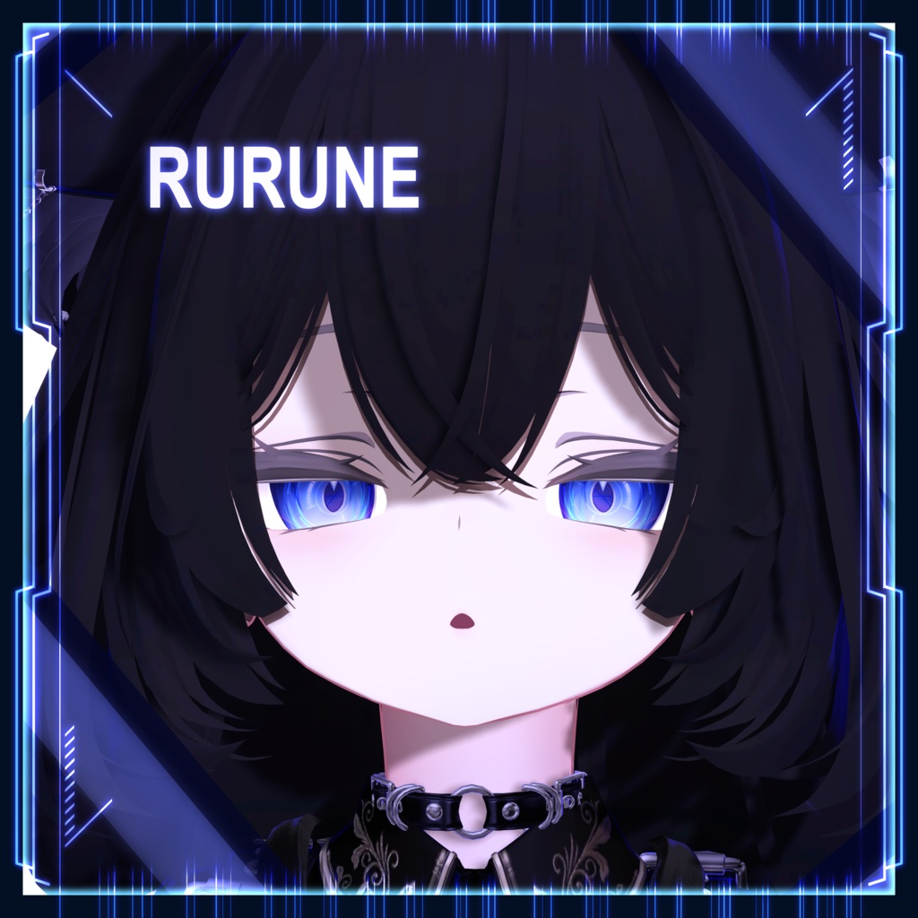 【22アバター対応】Cyber Reticle Eye texture