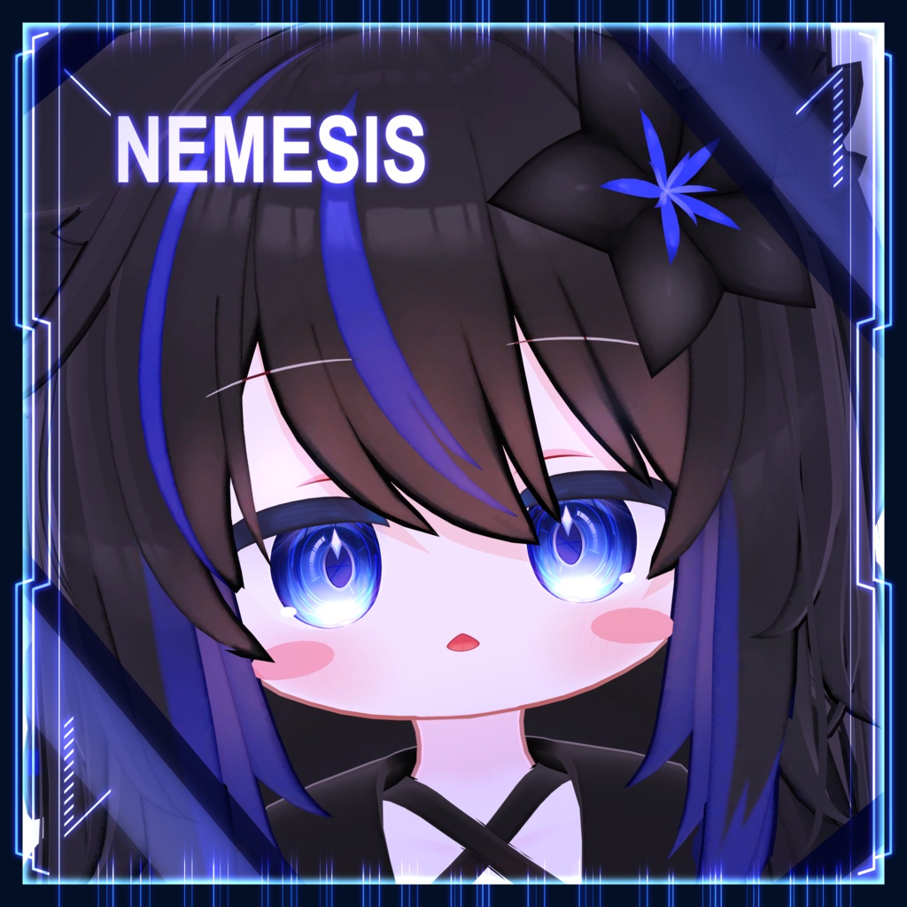 【22アバター対応】Cyber Reticle Eye texture