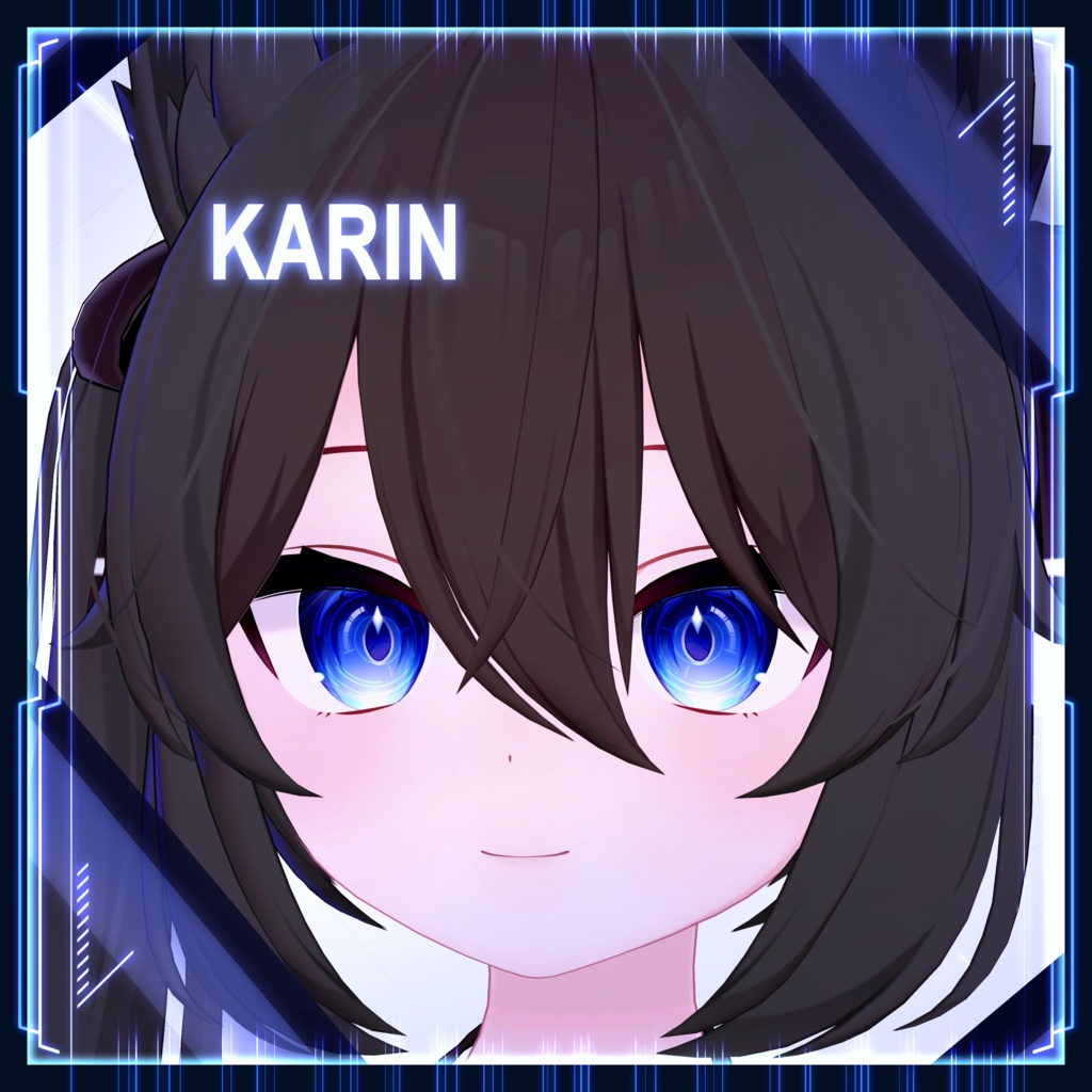 【22アバター対応】Cyber Reticle Eye texture