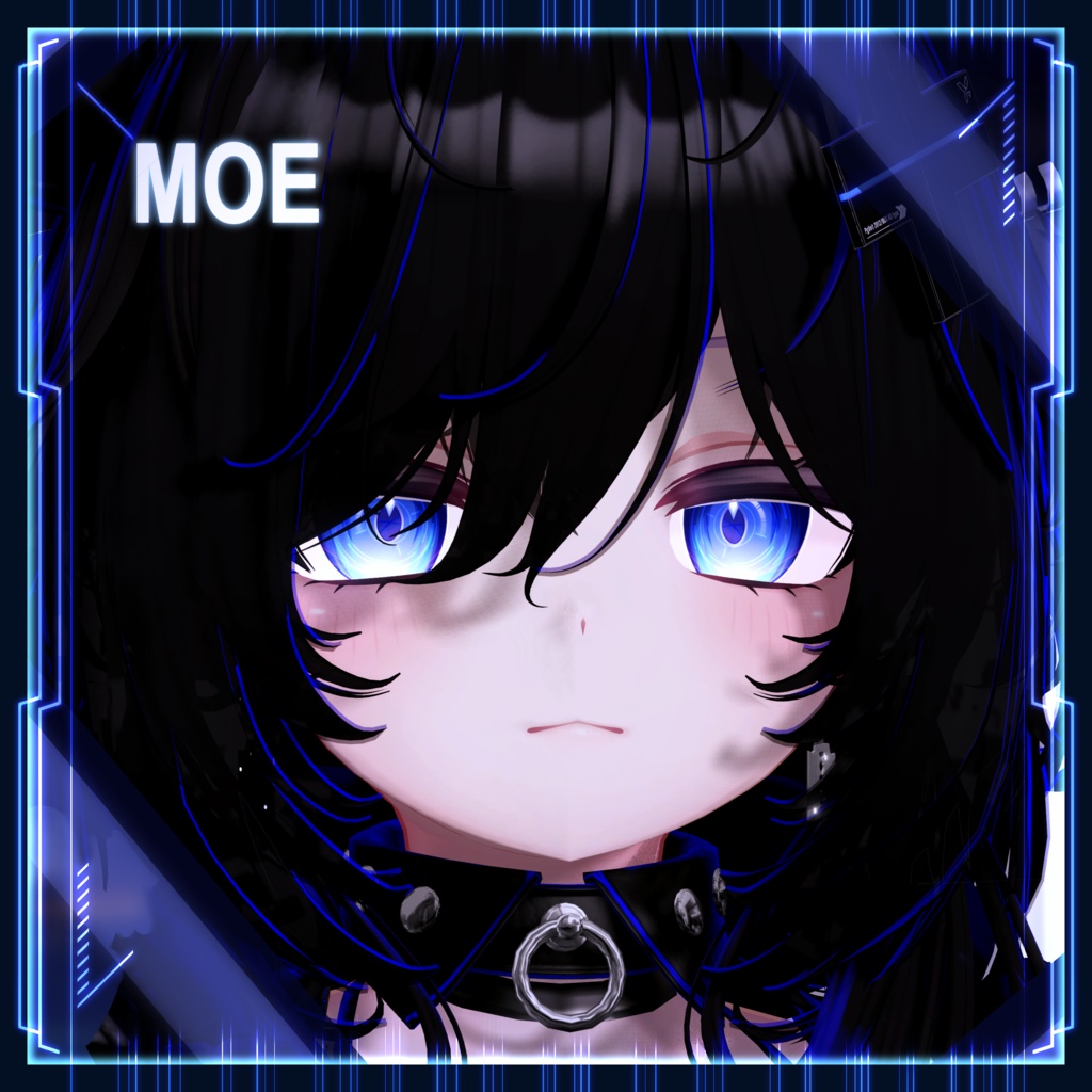 【22アバター対応】Cyber Reticle Eye texture