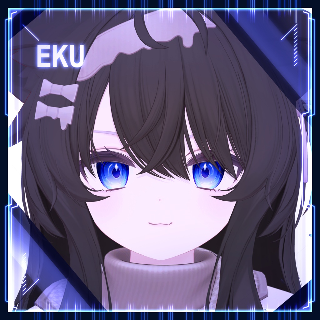 【22アバター対応】Cyber Reticle Eye texture