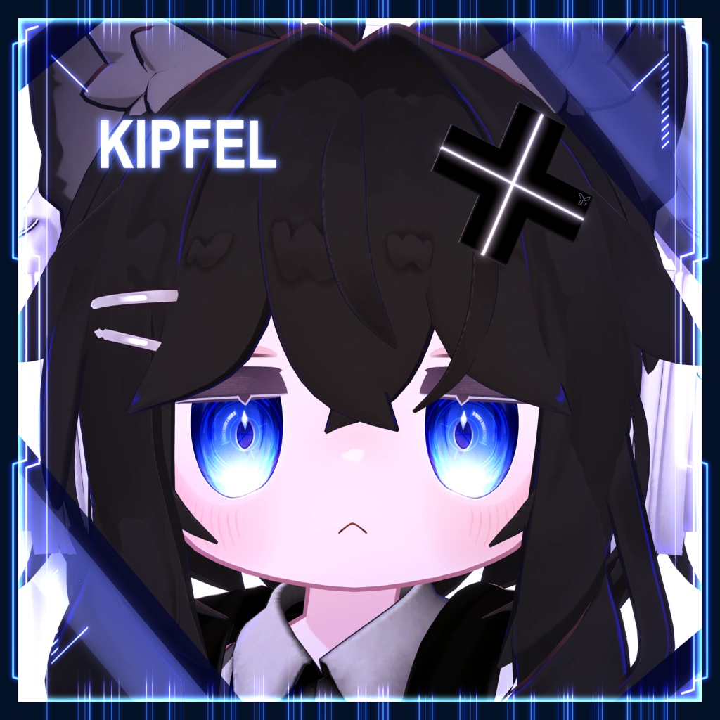 【22アバター対応】Cyber Reticle Eye texture