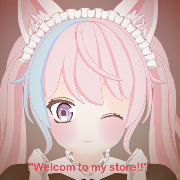 オリジナル3Dモデル 【Pinky】