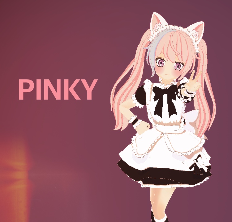 オリジナル3Dモデル 【Pinky】