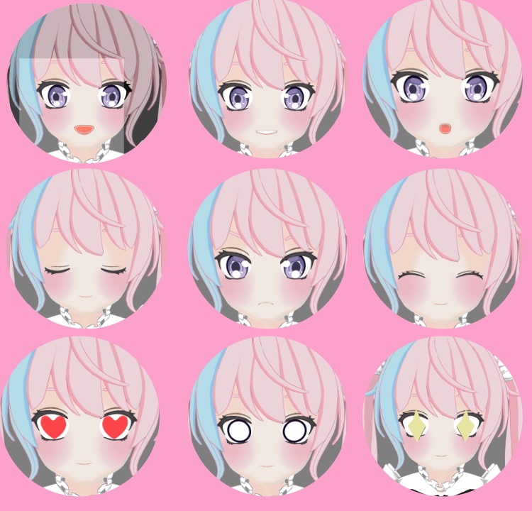 オリジナル3Dモデル 【Pinky】