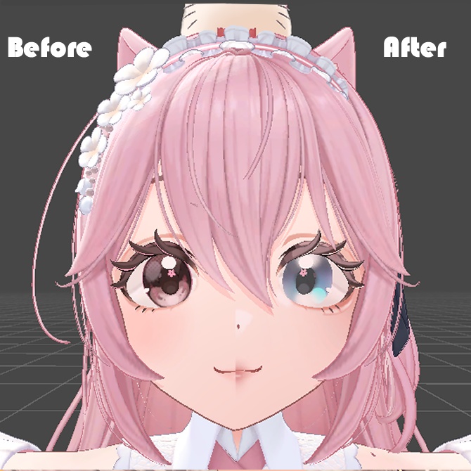 【Rinasciita専用】eye+make up texture【透過済みPNG】