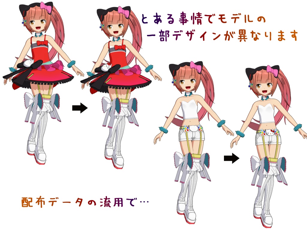 ◆MMD用モデルデータ 猫村いろは