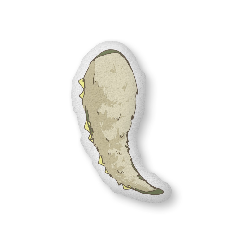 白亜ディラもふもふしっぽましまろくっしょん