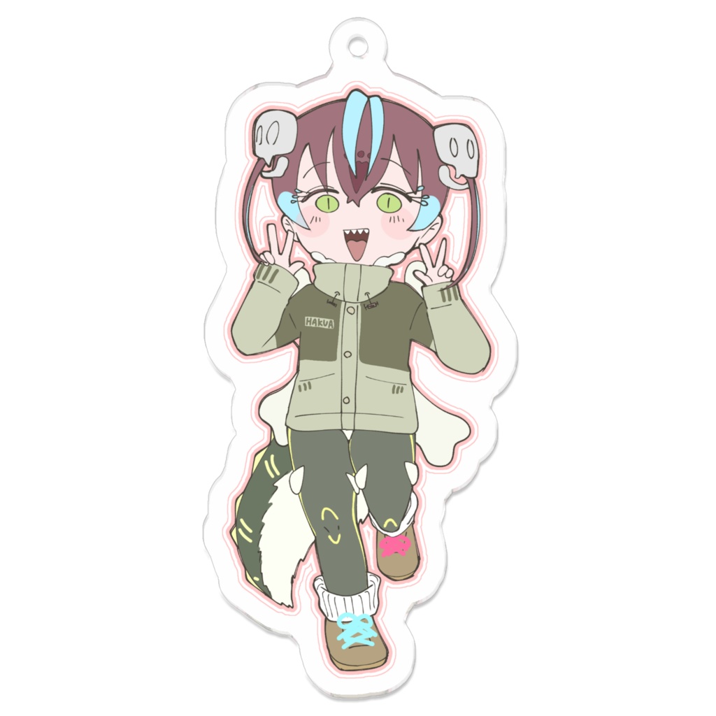 白亜ディラちゃんアクキー