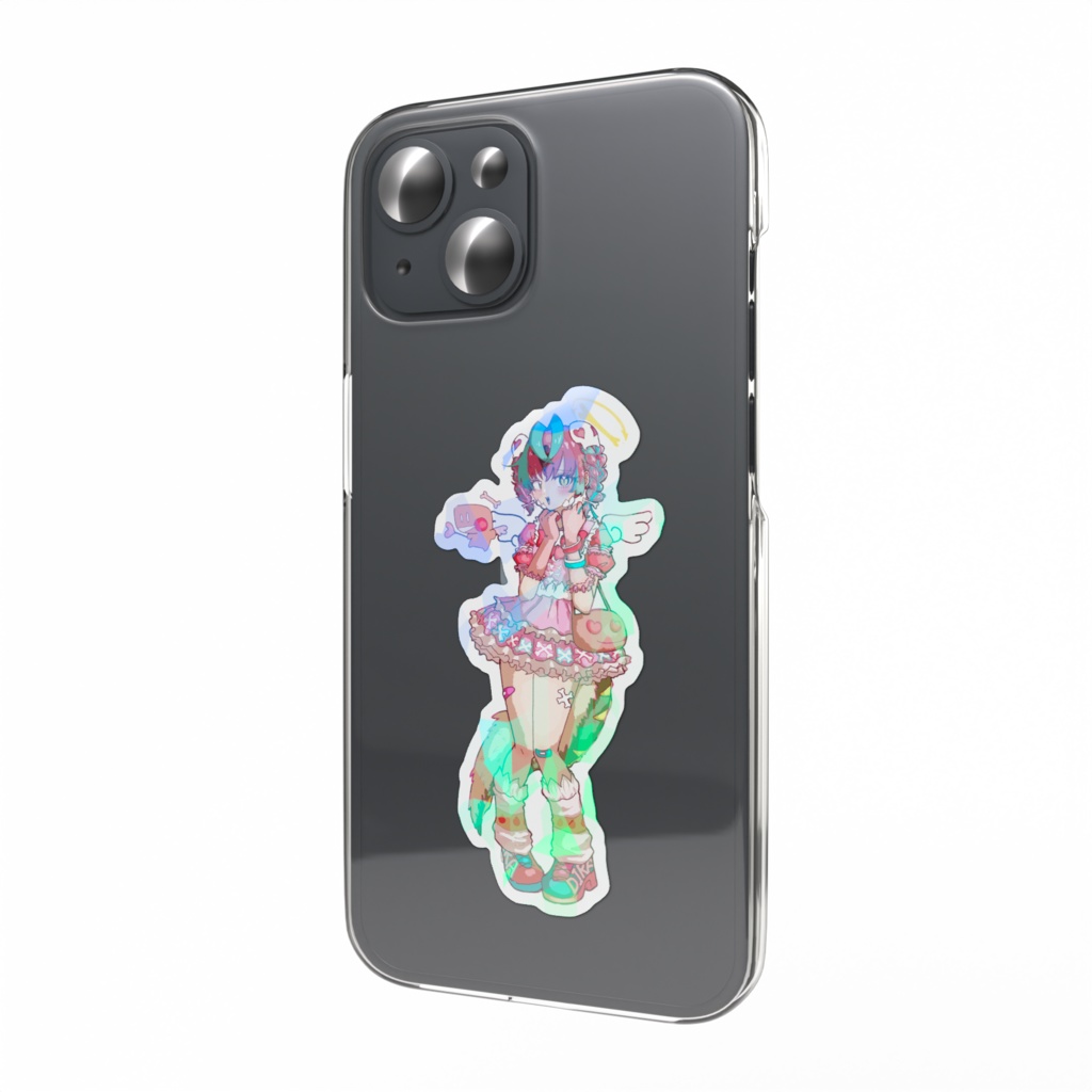 ひとづまけいさんぷアイドル✡️はくあディラホログラムステッカー