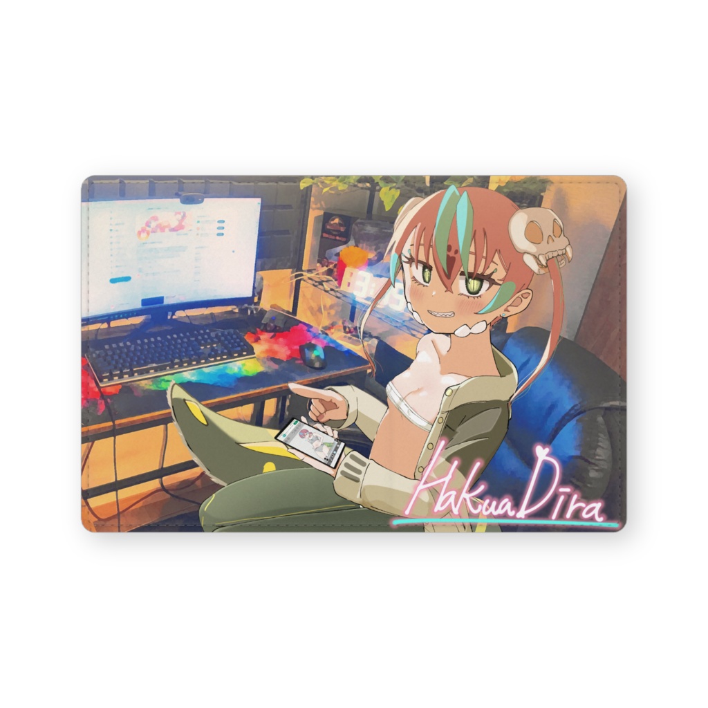 白亜ディラレザー製名刺いれ