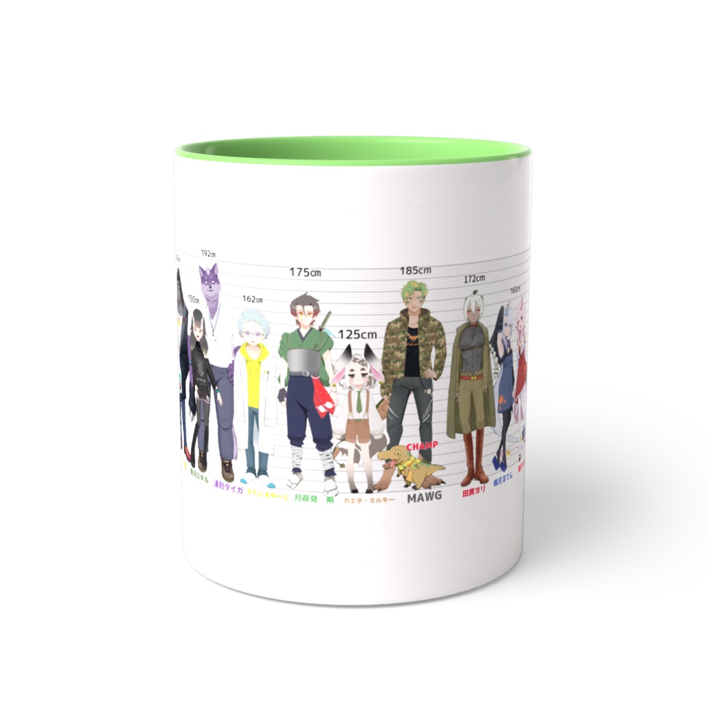 【カラー】白亜ファミリーマグカップ