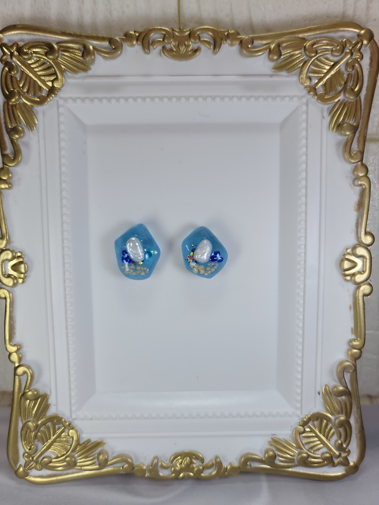 イヤリング・ピアス:ブルー3
