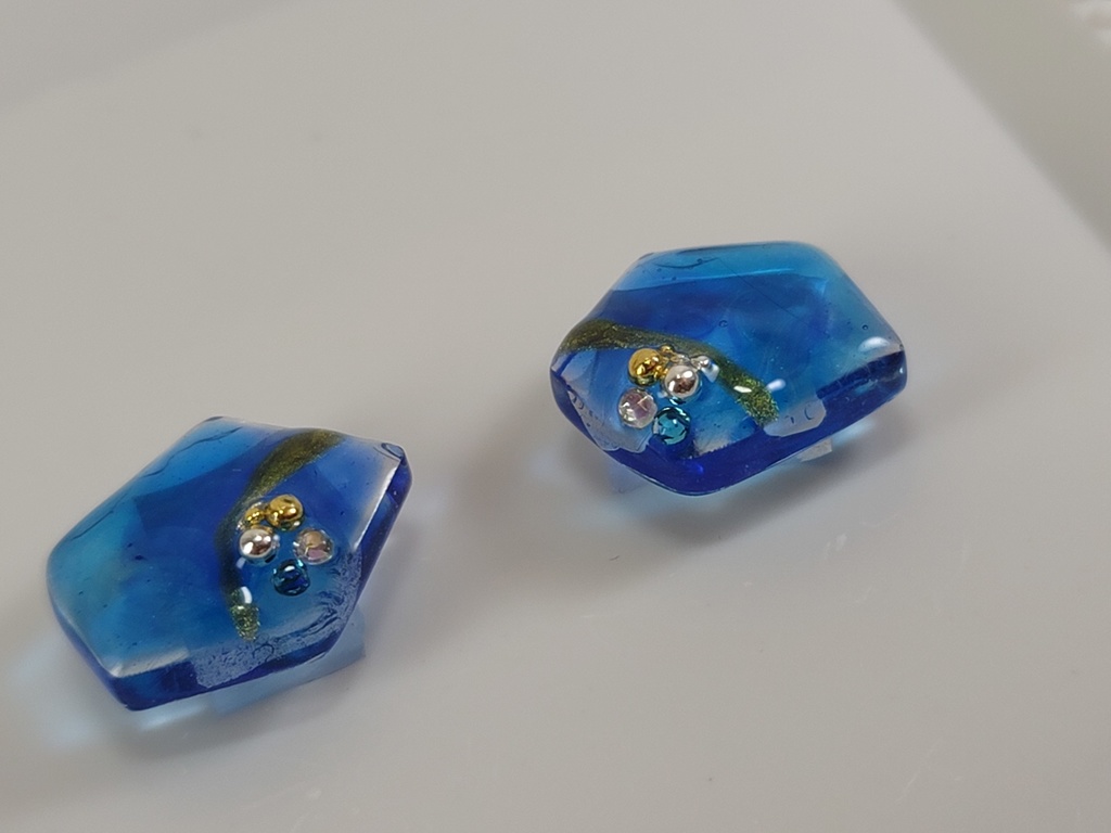 イヤリング・ピアス:ブルー9
