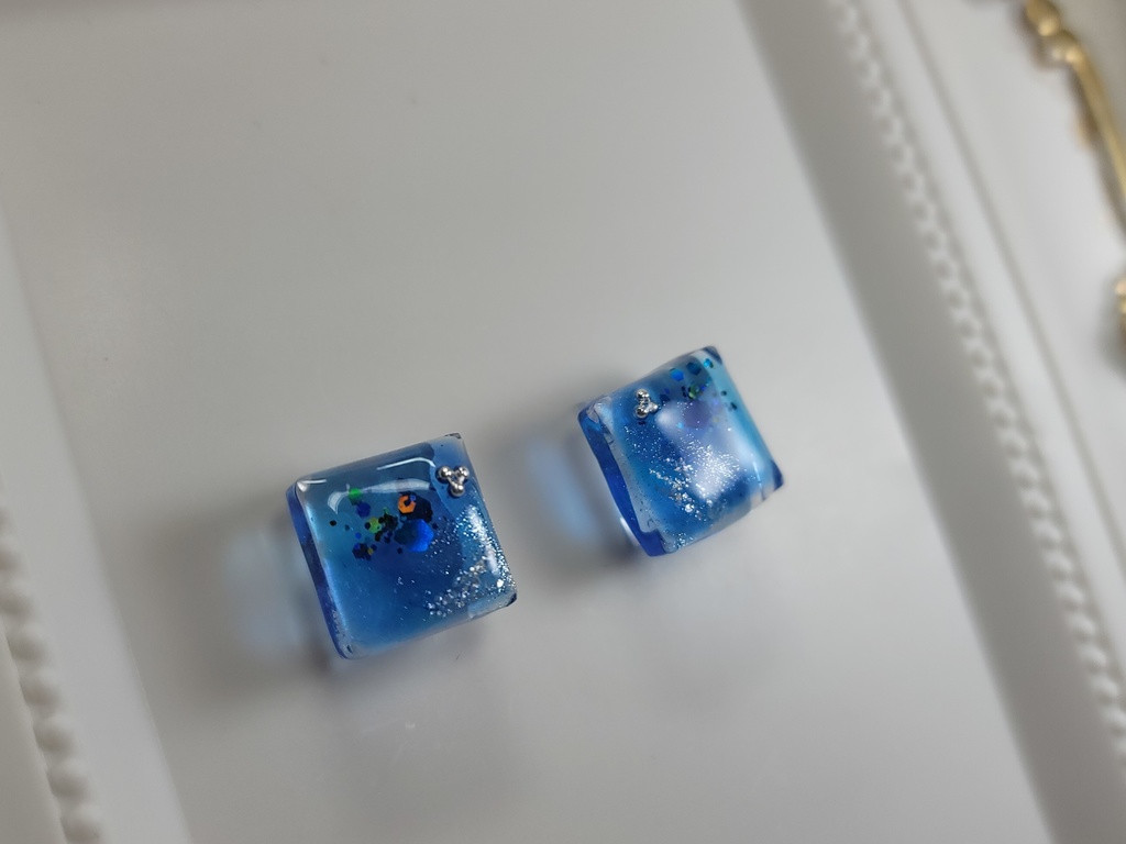イヤリング・ピアス:ブルー10