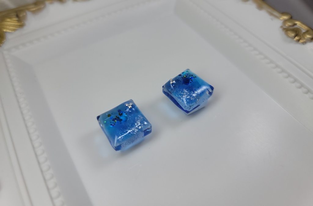 イヤリング・ピアス:ブルー10