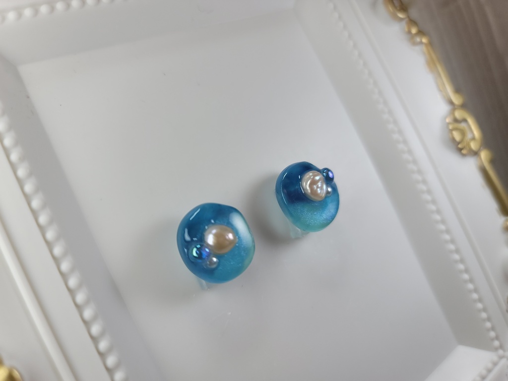 イヤリング・ピアス:ブルー11