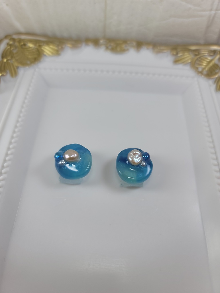 イヤリング・ピアス:ブルー11