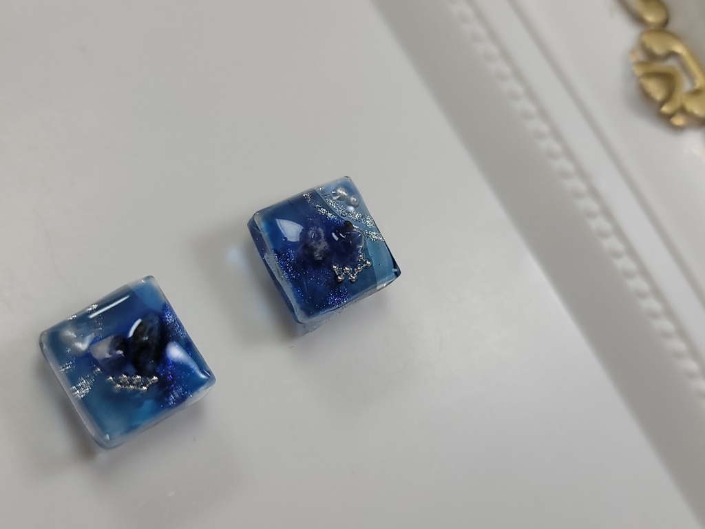 イヤリング・ピアス:ブルー12