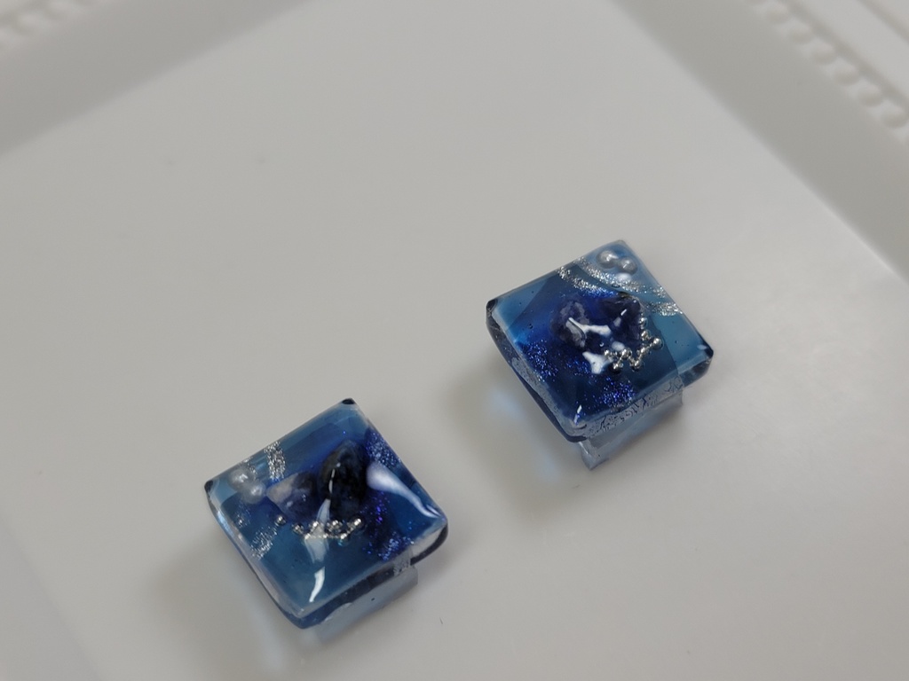 イヤリング・ピアス:ブルー12