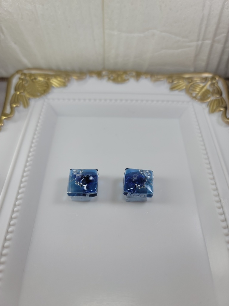 イヤリング・ピアス:ブルー12