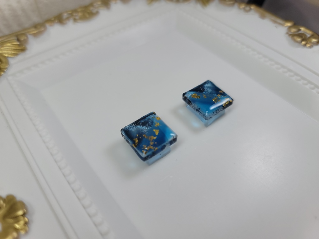 イヤリング・ピアス:ブルー14