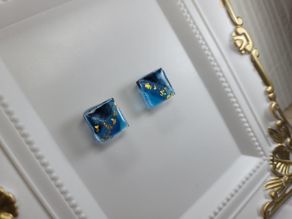 イヤリング・ピアス:ブルー14