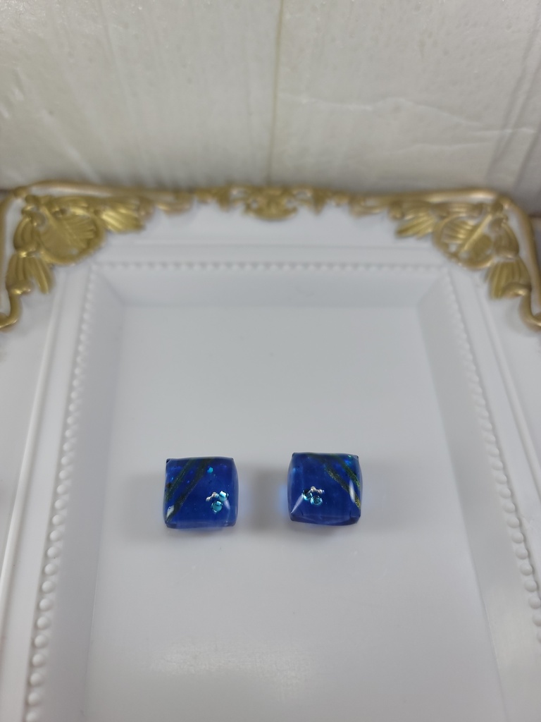 イヤリング・ピアス:ブルー17