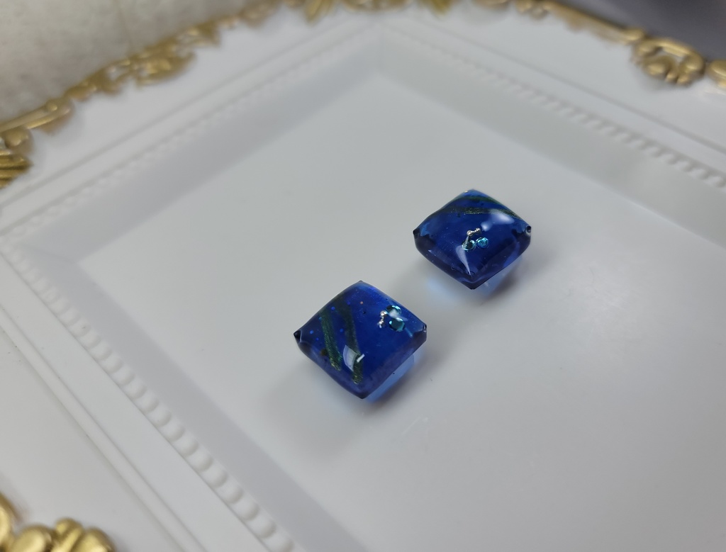 イヤリング・ピアス:ブルー17