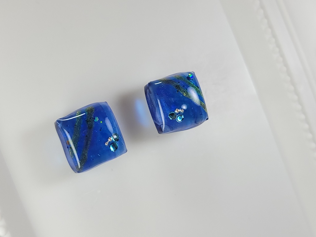 イヤリング・ピアス:ブルー17