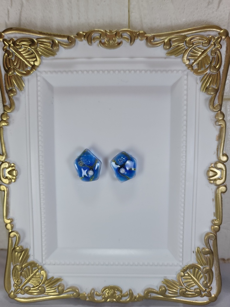 イヤリング・ピアス:ブルー18