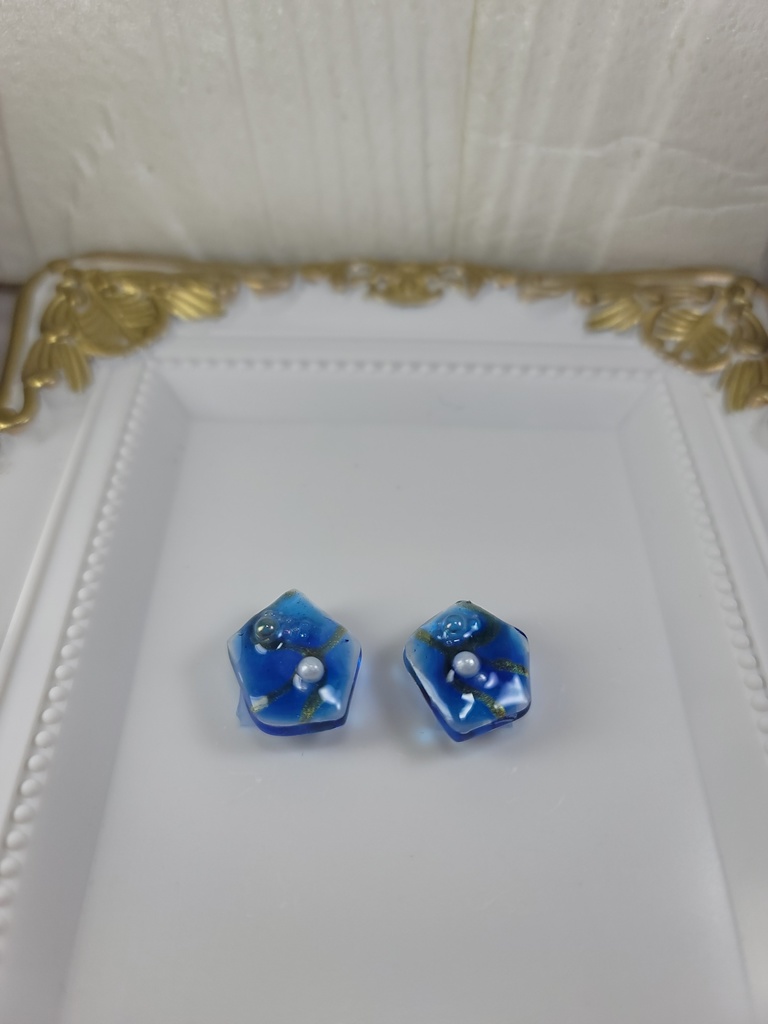 イヤリング・ピアス:ブルー18