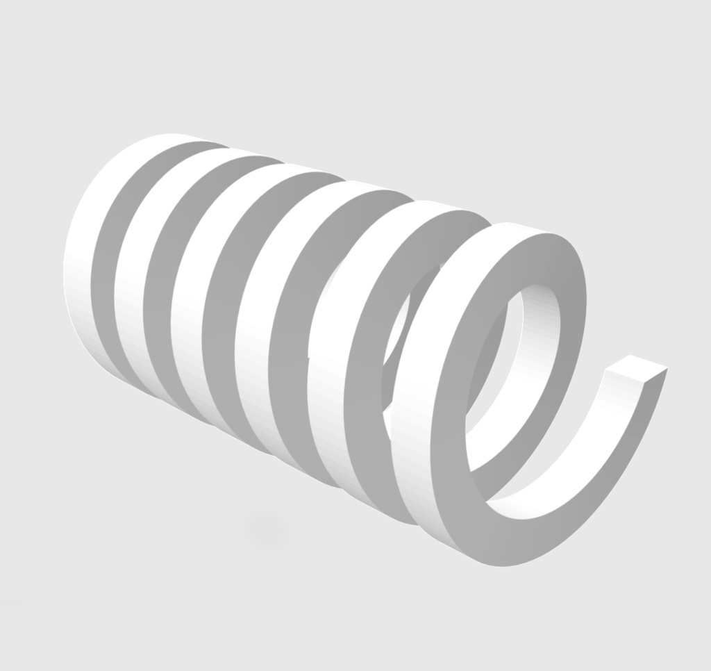 ３D 螺旋（正方形断面）