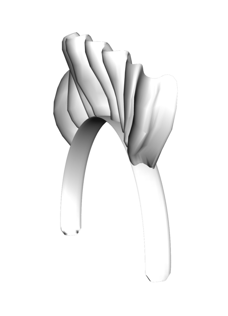 3D カチューシャ メイドさん 家政婦