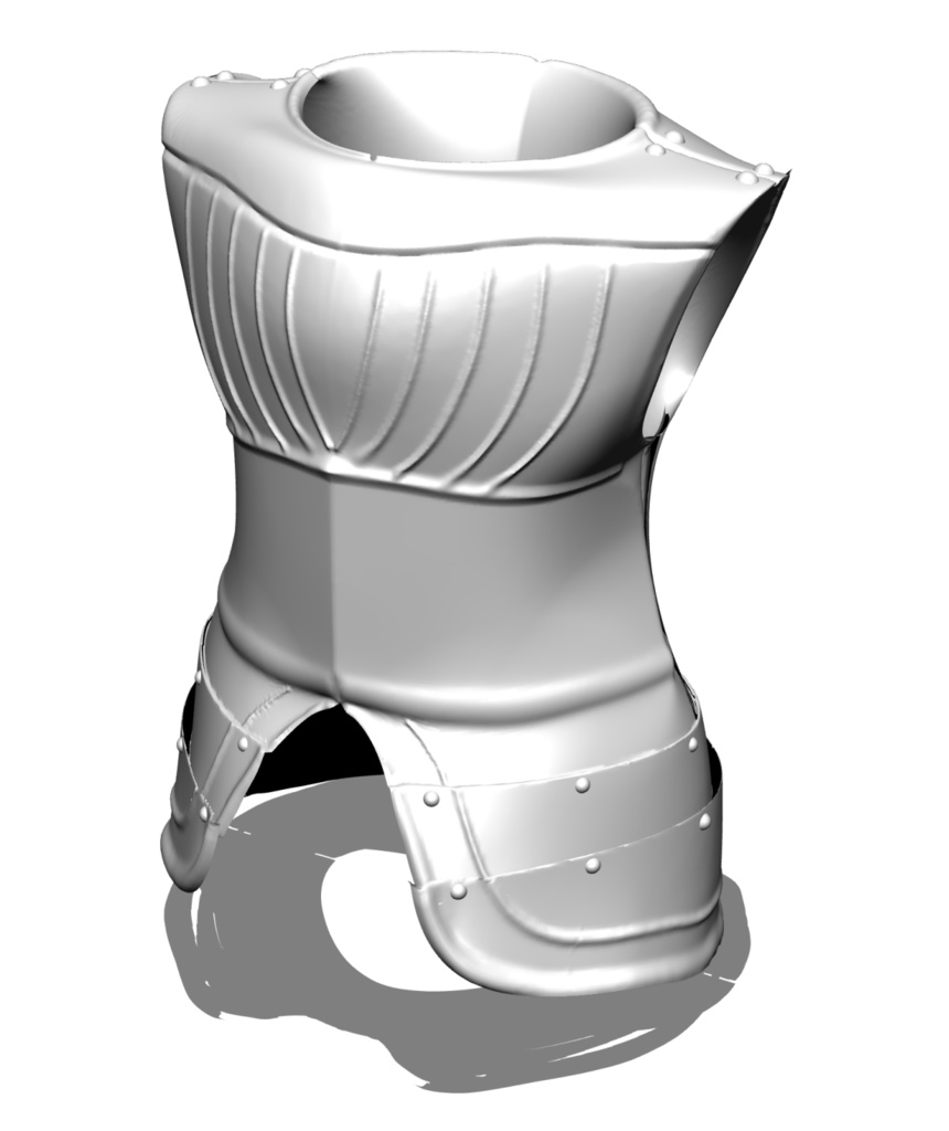 ３D 西洋甲冑 胴体のみ armor 盔甲 갑옷 armatura armure Rüstung