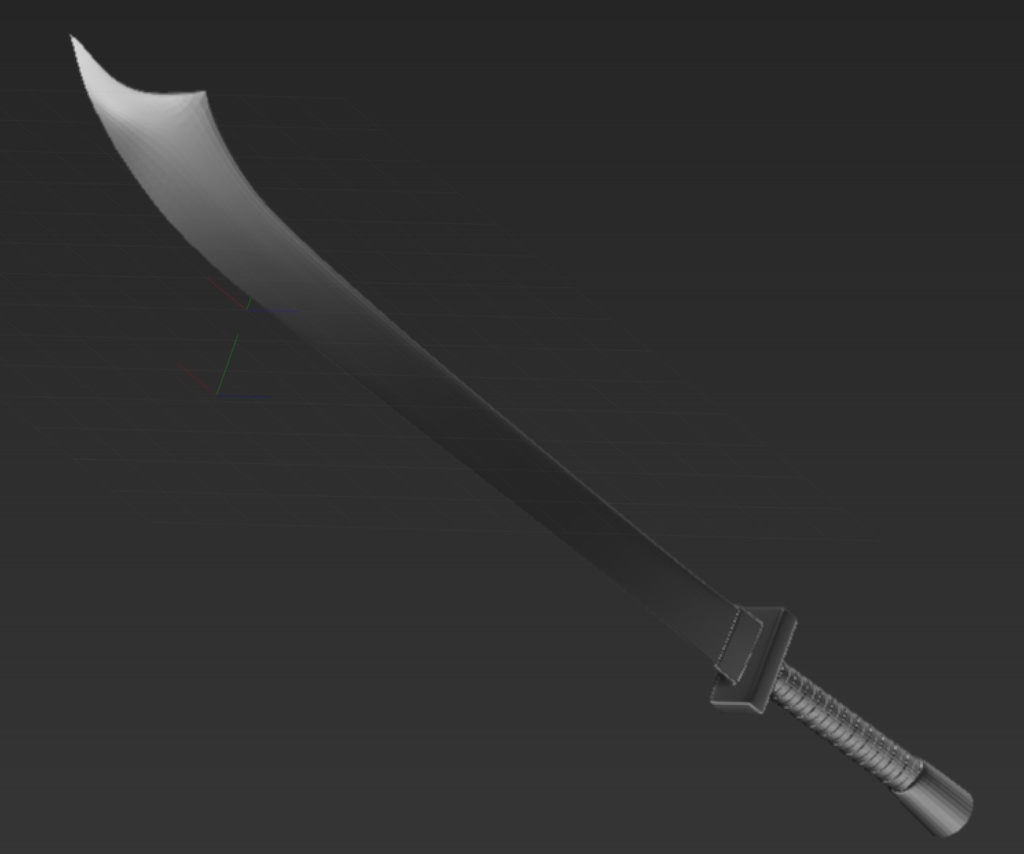 3D 青龍刀 中国 武器 - ラプタービジョン - BOOTH