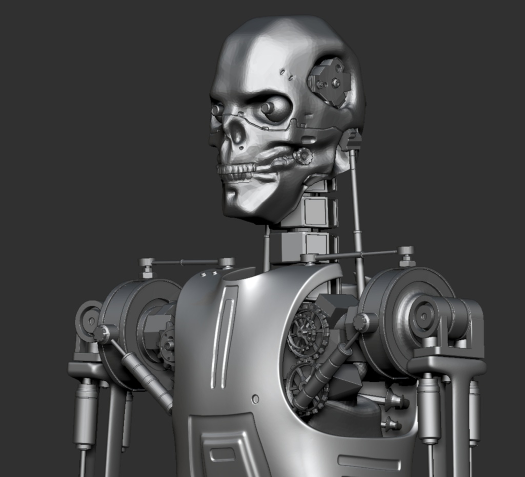３D ロボット　ターミネーター風　 Terminator