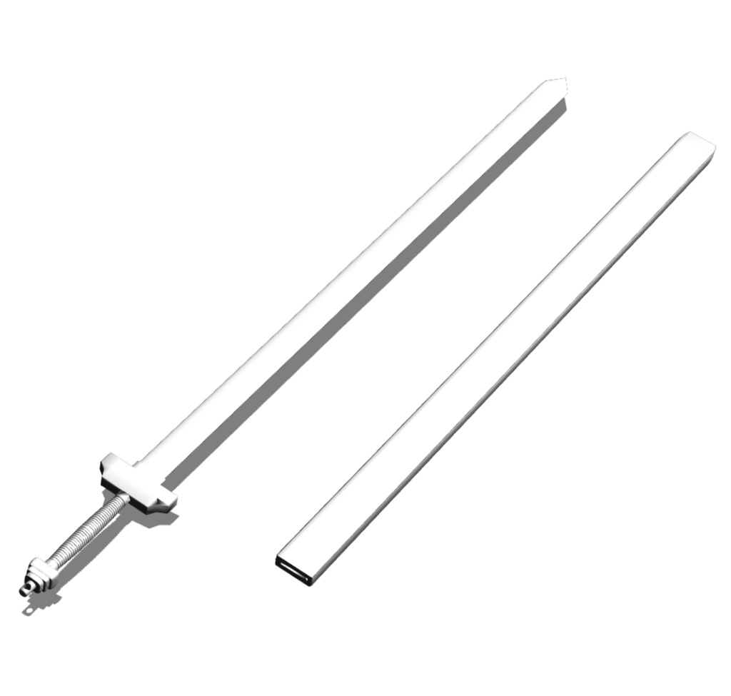 ３D 中国剣　中華　時代劇　三国志　鞘付き sword