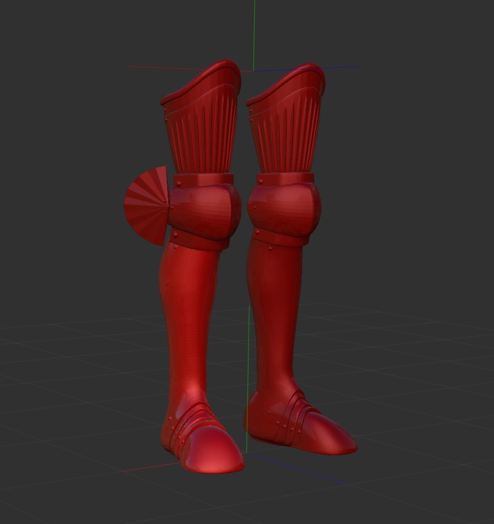 3D 西洋甲冑2.0 足具のみ armor 盔甲 갑옷 armatura armure Rüstung armadura броня