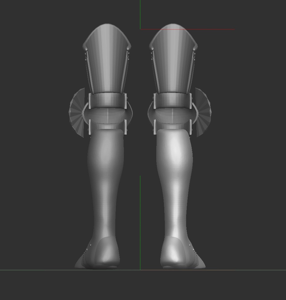 3D 西洋甲冑2.0 足具のみ armor 盔甲 갑옷 armatura armure Rüstung armadura броня