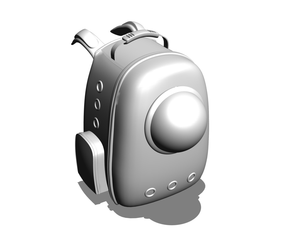 3D 猫 宇宙船 カプセル リュックサック UFO 犬 ペット