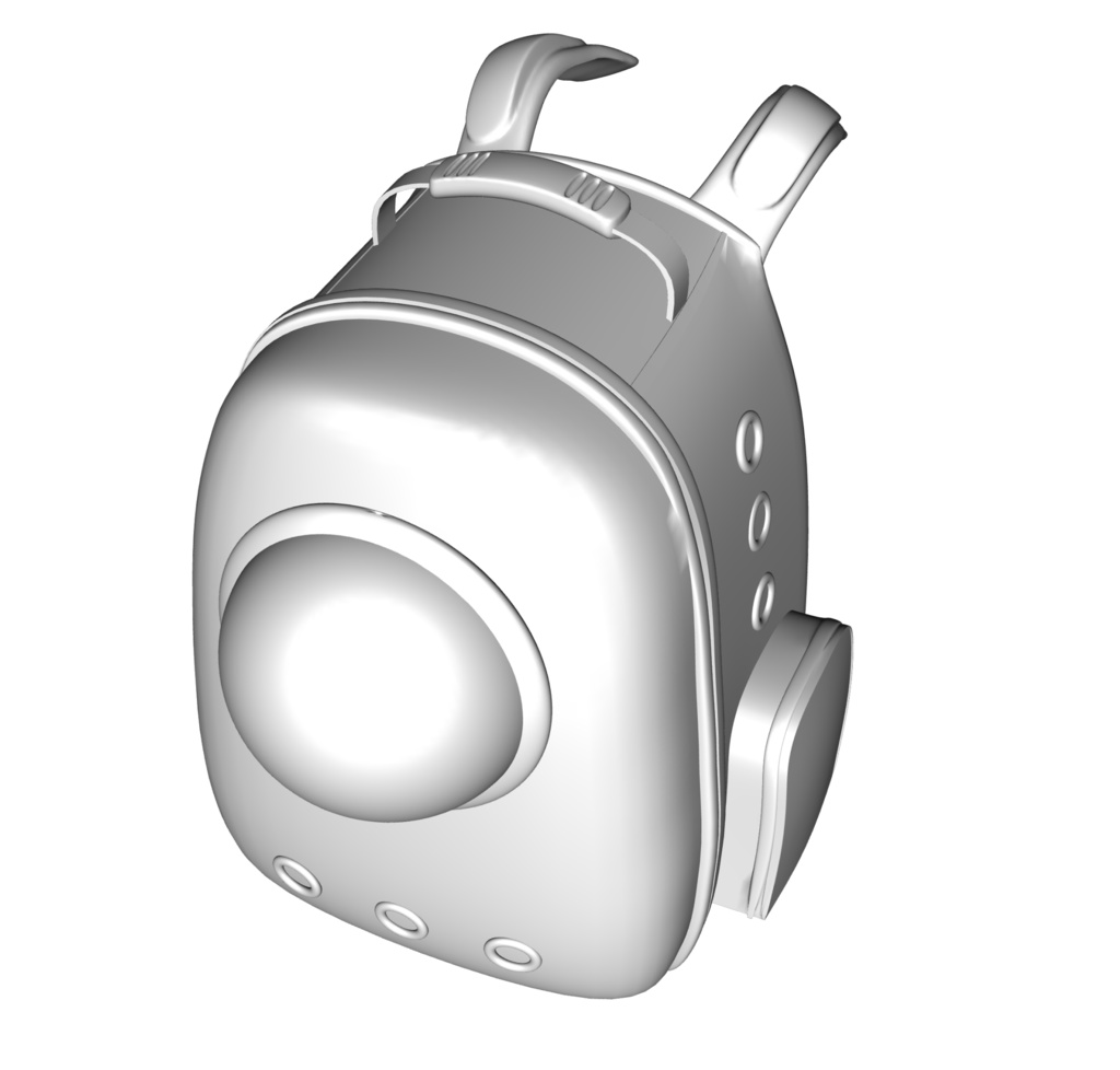 3D 猫 宇宙船 カプセル リュックサック UFO 犬 ペット