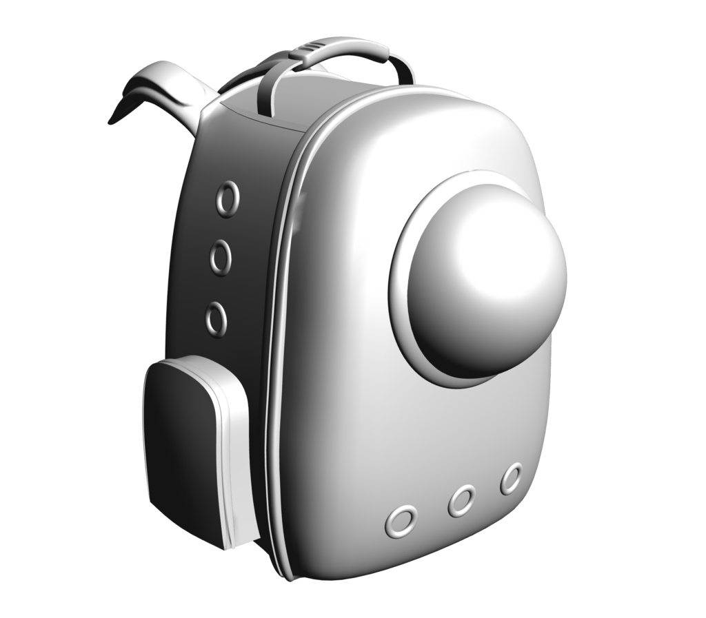 3D 猫 宇宙船 カプセル リュックサック UFO 犬 ペット