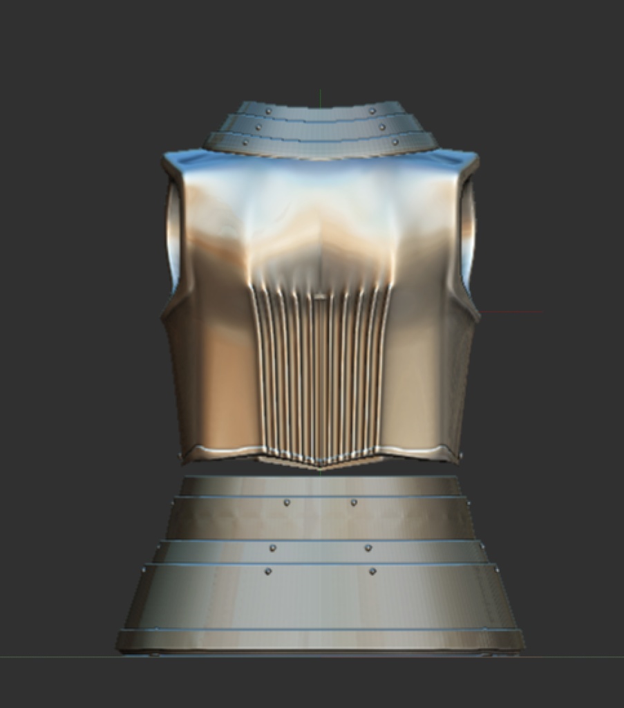 3D 西洋甲冑2.0 胴衣 胸当て 鎧