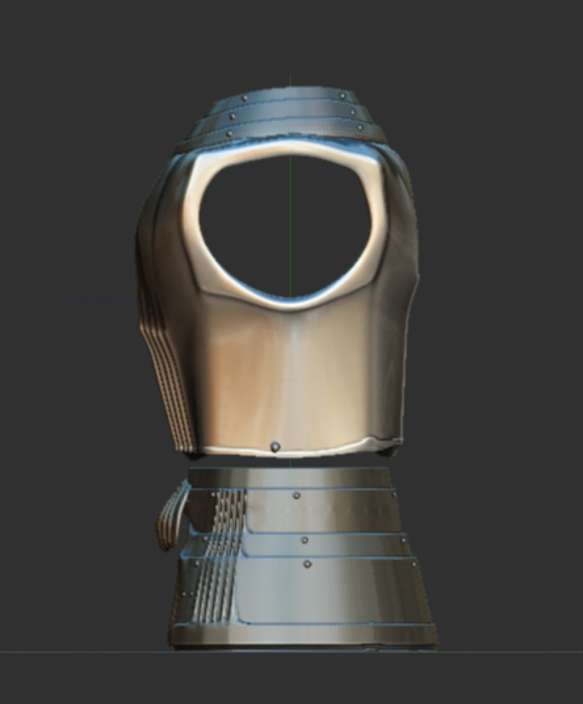 3D 西洋甲冑2.0 胴衣 胸当て 鎧