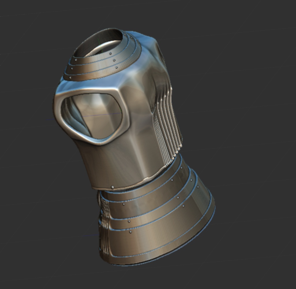 3D 西洋甲冑2.0 胴衣 胸当て 鎧