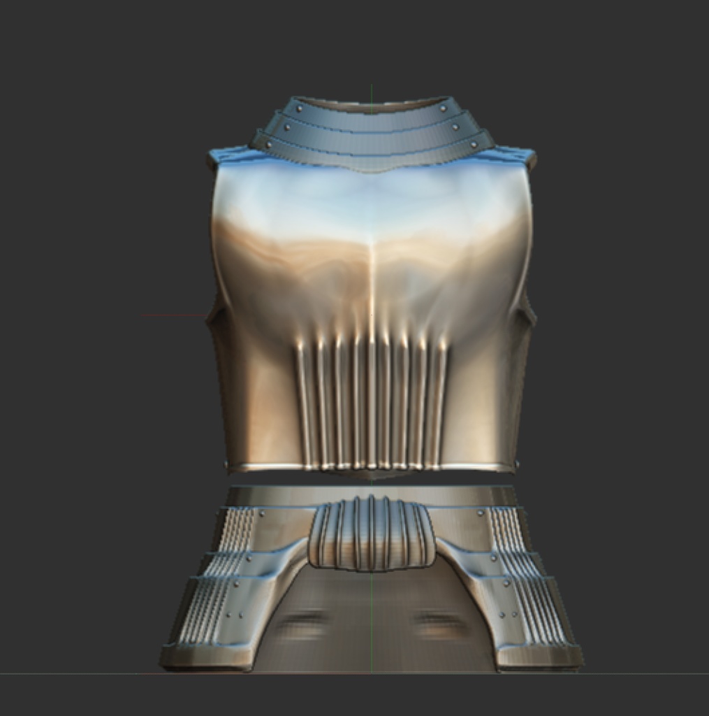 3D 西洋甲冑2.0 胴衣 胸当て 鎧